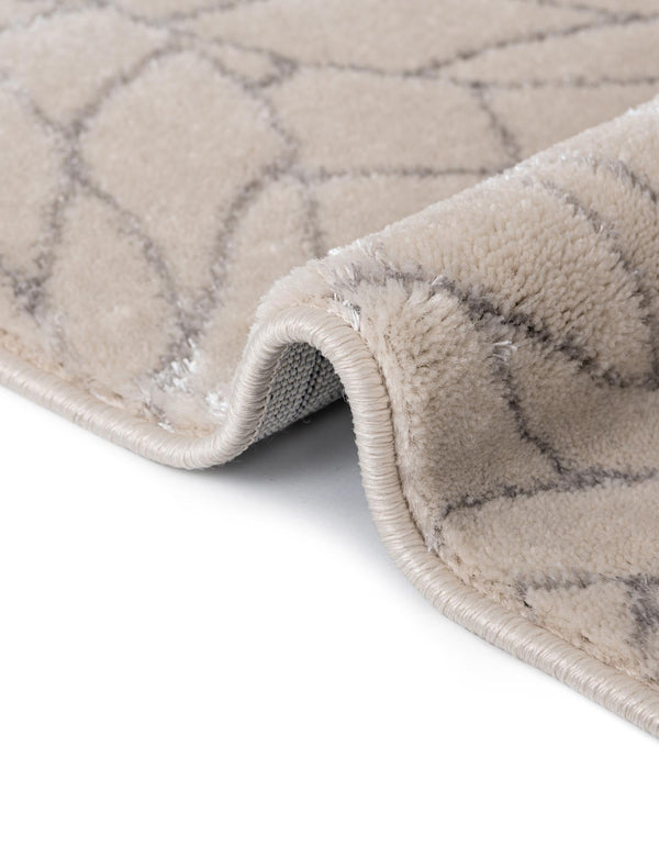 Hollywood Luxe Collection Area Rug - Rodeo Rectangle White Silver lifestyle 28
