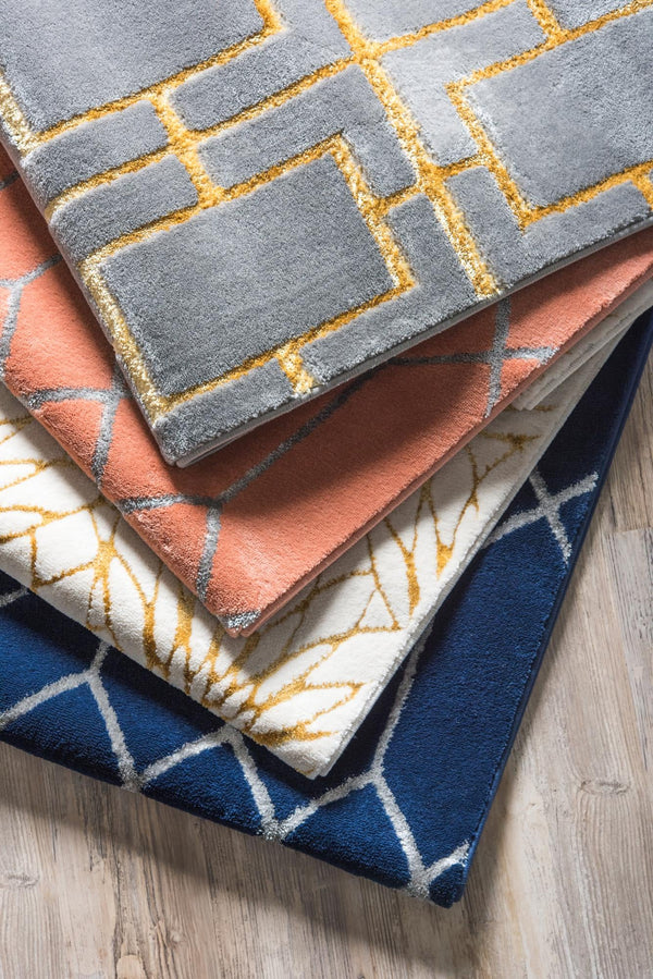 Hollywood Luxe Collection Area Rug - Rodeo Rectangle White Gold lifestyle 44