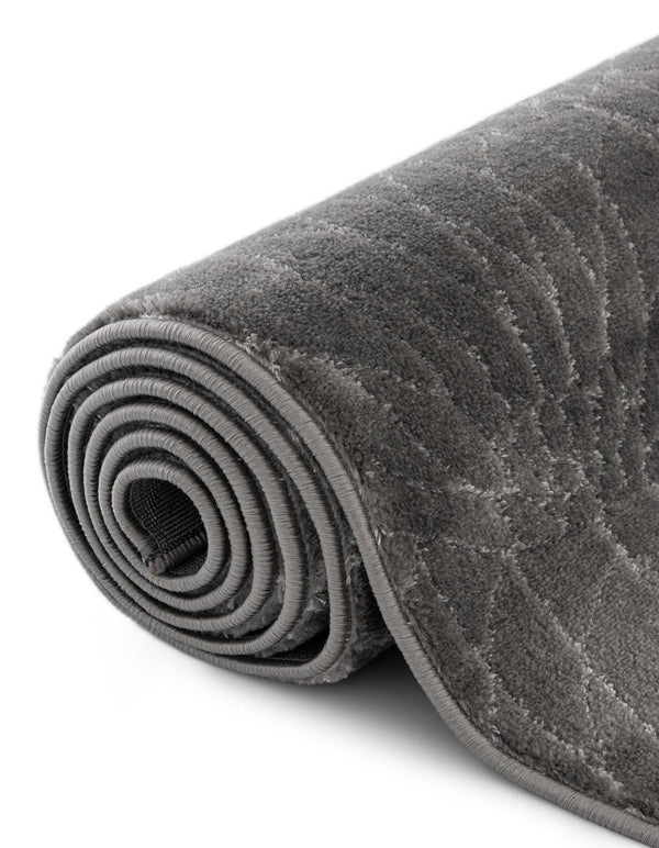 Hollywood Luxe Collection Area Rug - Rodeo Rectangle Gray Silver lifestyle 37