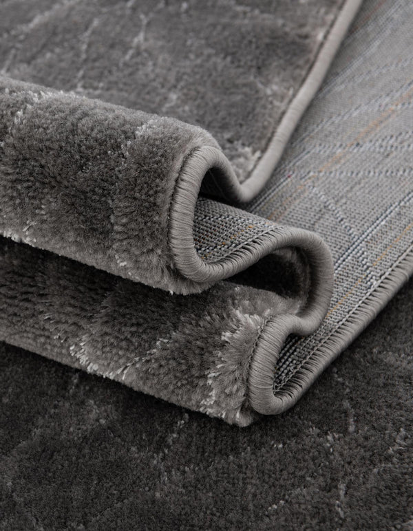 Hollywood Luxe Collection Area Rug - Rodeo Rectangle Gray Silver lifestyle 40