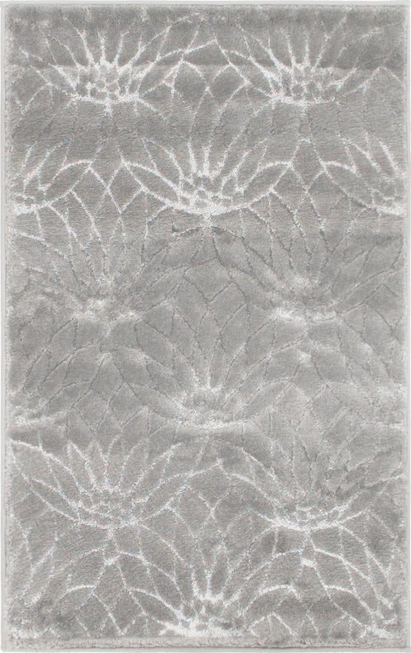 Hollywood Luxe Collection Area Rug - Rodeo Rectangle Gray Silver lifestyle 3
