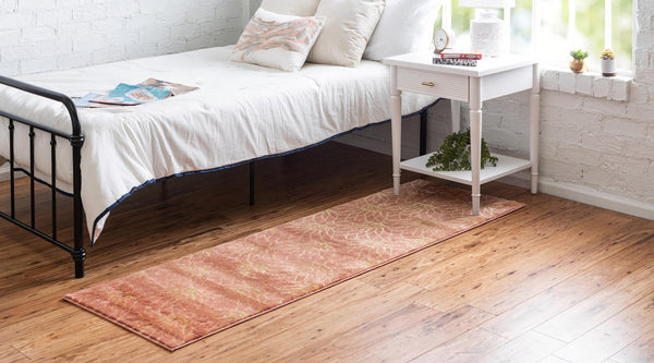 Hollywood Luxe Collection Area Rug - Rodeo Runner Coral Gold lifestyle 84