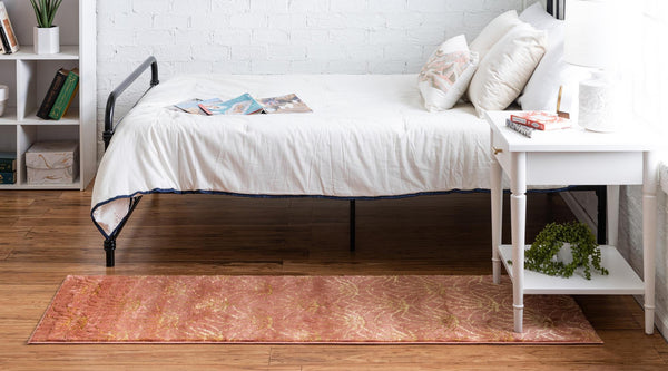 Hollywood Luxe Collection Area Rug - Rodeo Runner Coral Gold lifestyle 91
