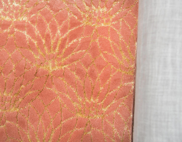 Hollywood Luxe Collection Area Rug - Rodeo Runner Coral Gold lifestyle 95