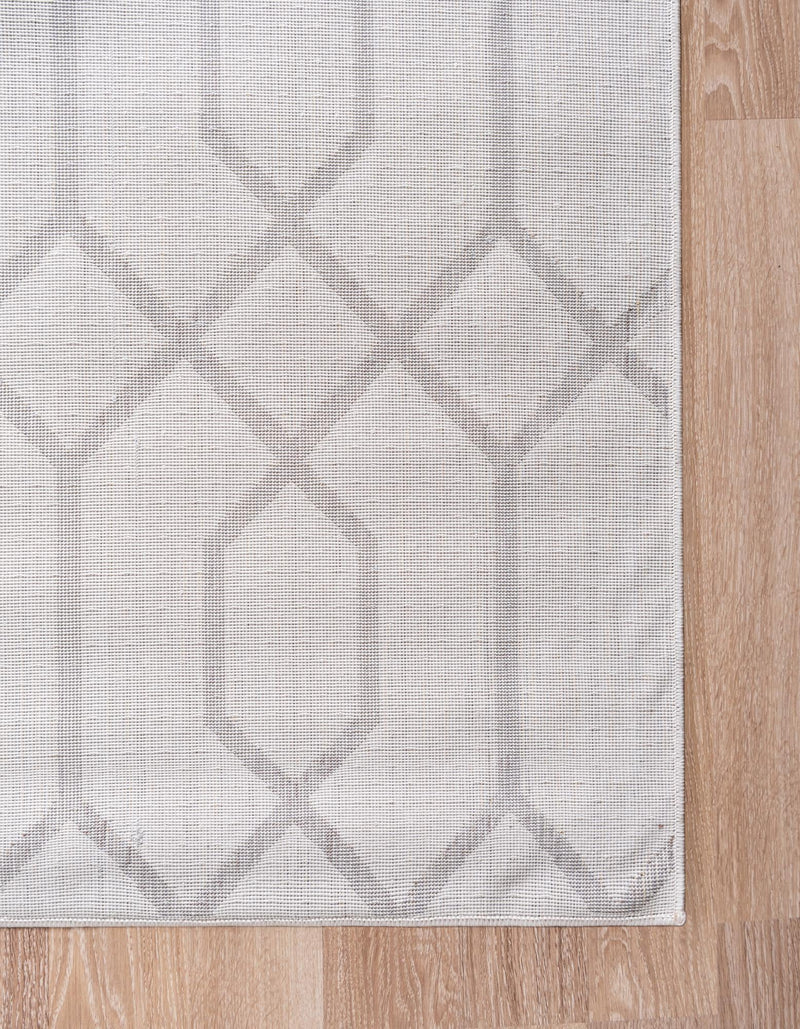 Hollywood Luxe Collection Area Rug - Sunset (White Silver) Rectangle White Silver lifestyle 15