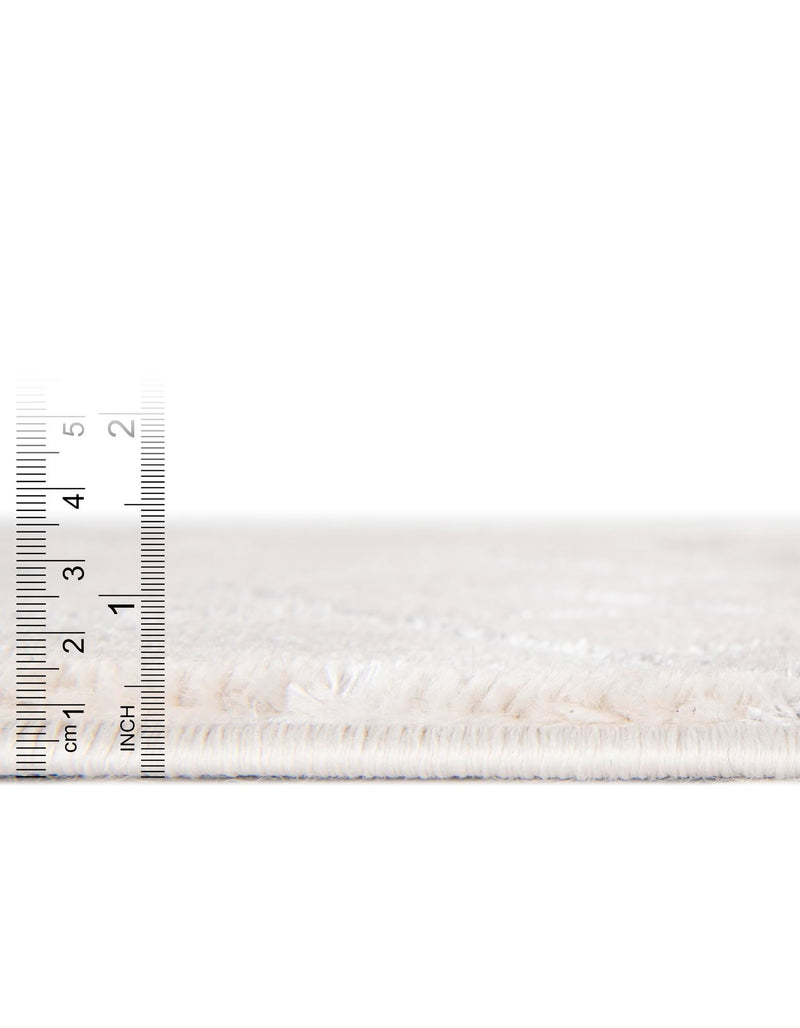 Hollywood Luxe Collection Area Rug - Sunset (White Silver) Runner White Silver lifestyle 36