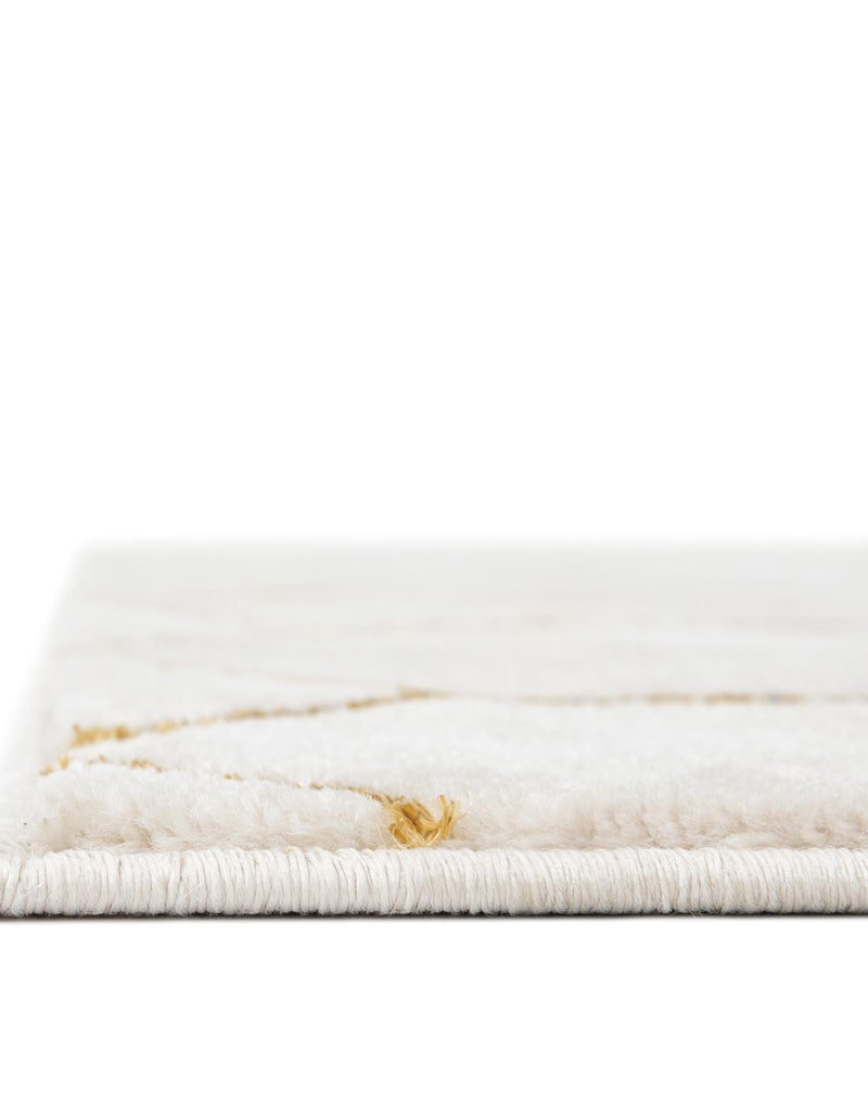 Hollywood Luxe Collection Area Rug - Sunset (White Gold) Rectangle White Gold lifestyle 7
