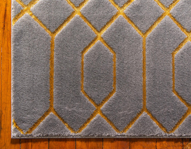 Hollywood Luxe Collection Area Rug - Sunset (Gray Gold) Rectangle Gray Gold lifestyle 9