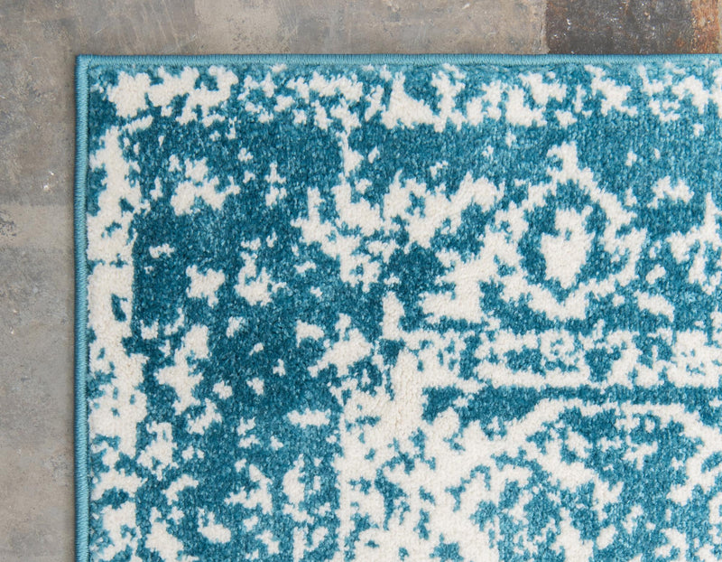 Amalfi Coast Woven Collection Area Rug - Positano Rectangle Blue lifestyle 32