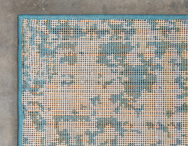 Amalfi Coast Woven Collection Area Rug - Positano Rectangle Blue lifestyle 36