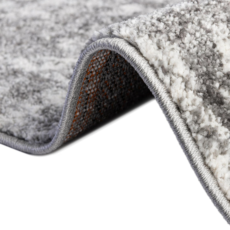 Amalfi Coast Woven Collection Area Rug - Positano Rectangle Gray lifestyle 37