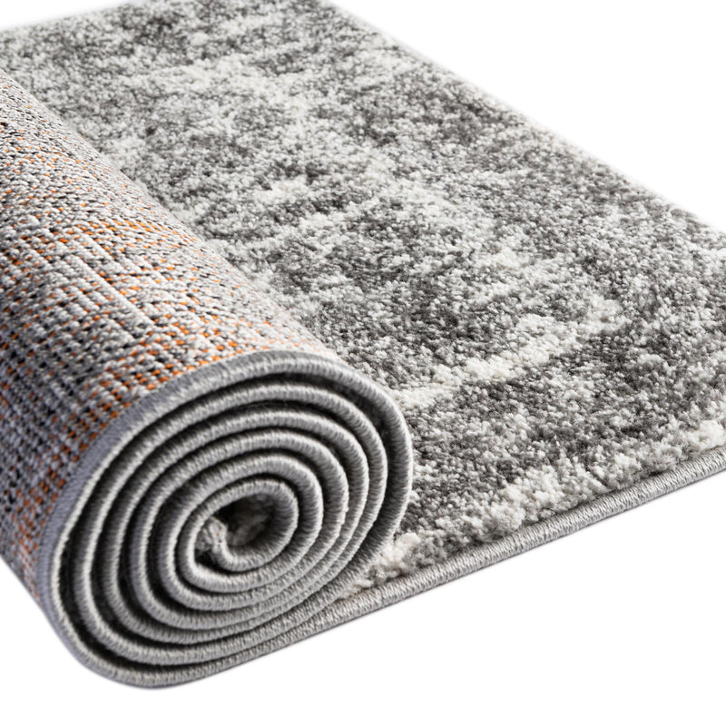 Amalfi Coast Woven Collection Area Rug - Positano Rectangle Gray lifestyle 41