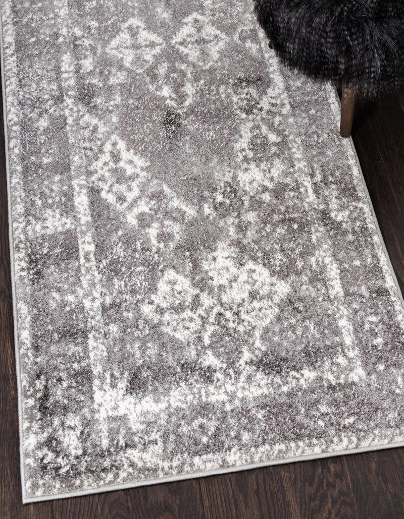 Amalfi Coast Woven Collection Area Rug - Positano Runner Gray lifestyle 61
