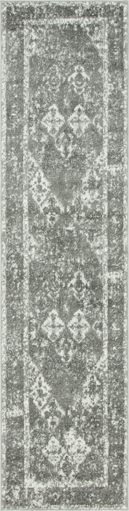 Amalfi Coast Woven Collection Area Rug - Positano Runner Gray lifestyle 17