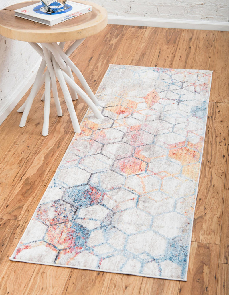 Spectrum Array Collection Area Rug - Aurora Runner White lifestyle 41