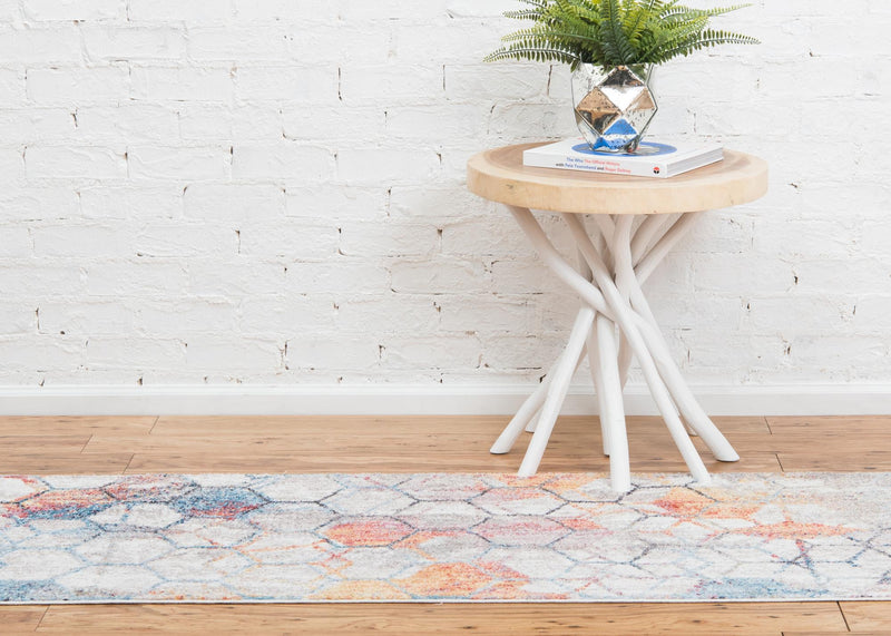 Spectrum Array Collection Area Rug - Aurora Runner White lifestyle 50
