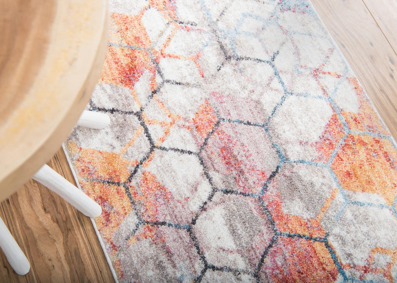 Spectrum Array Collection Area Rug - Aurora Runner White lifestyle 58