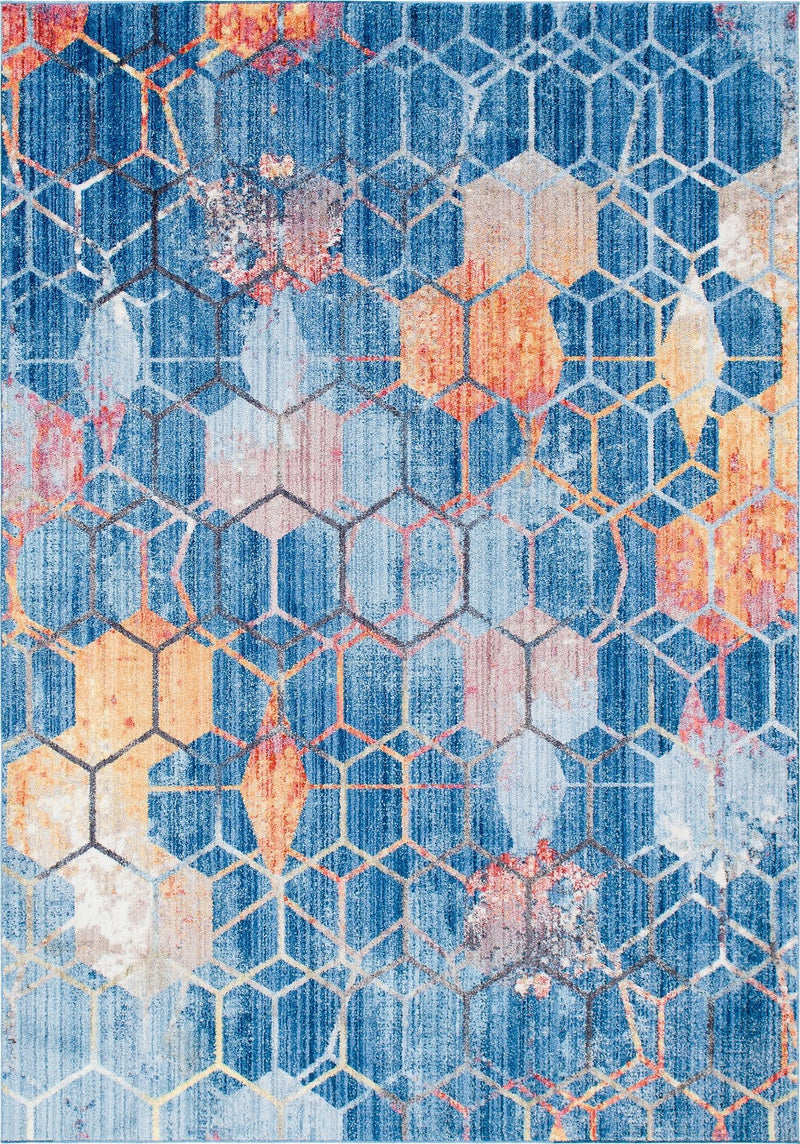 Spectrum Array Collection Area Rug - Aurora Rectangle Blue lifestyle 3