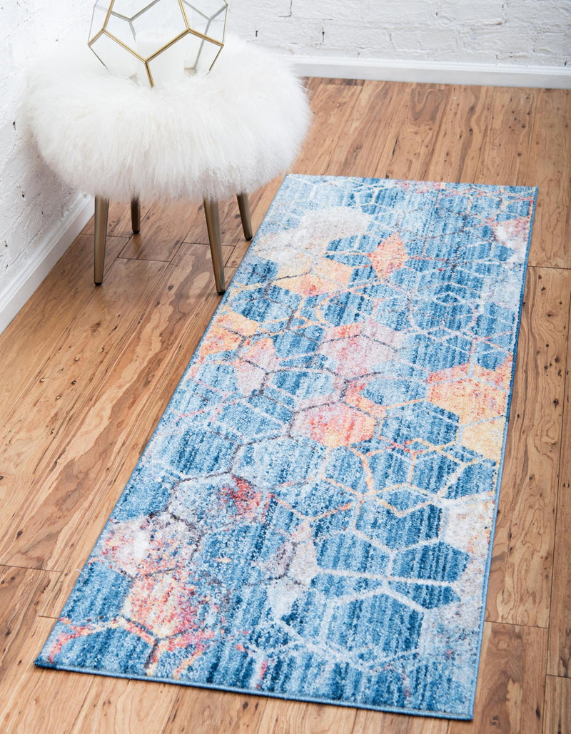 Spectrum Array Collection Area Rug - Aurora Runner Blue lifestyle 44