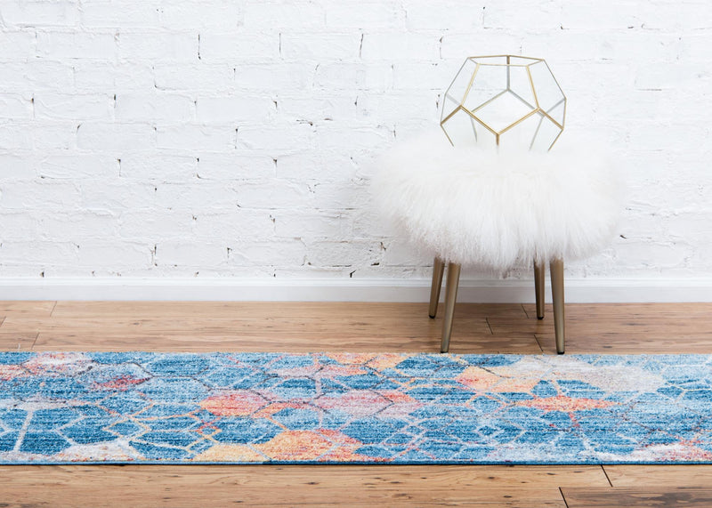 Spectrum Array Collection Area Rug - Aurora Runner Blue lifestyle 53