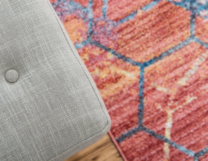 Spectrum Array Collection Area Rug - Aurora Rectangle Red lifestyle 8