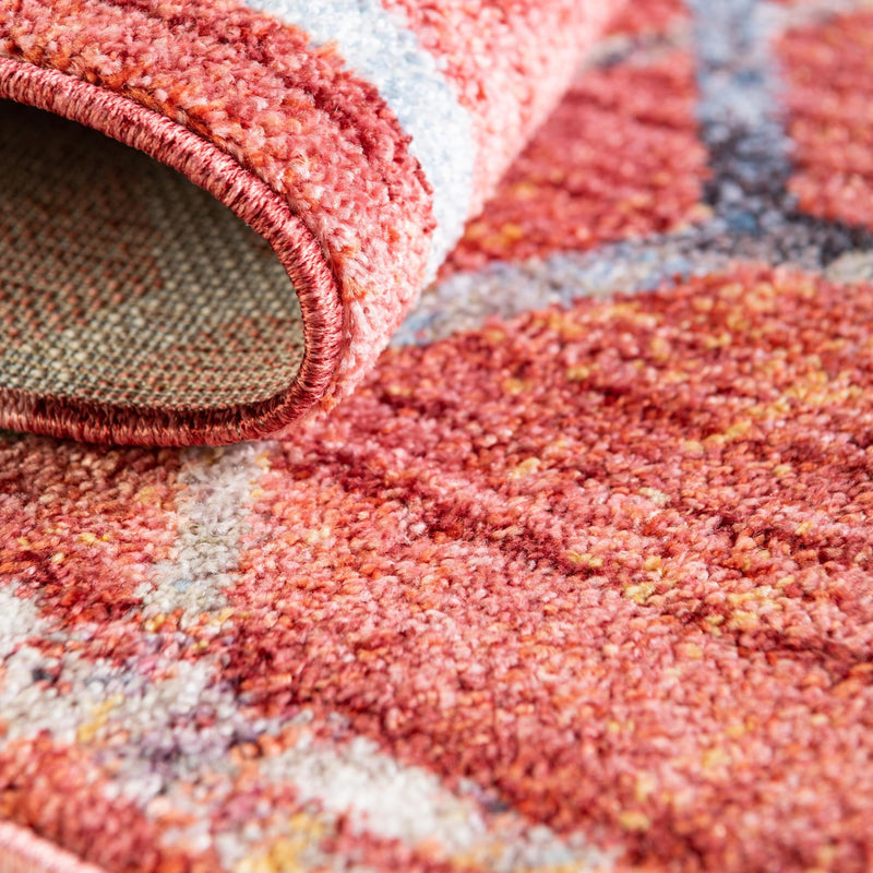 Spectrum Array Collection Area Rug - Aurora Square Red lifestyle 63