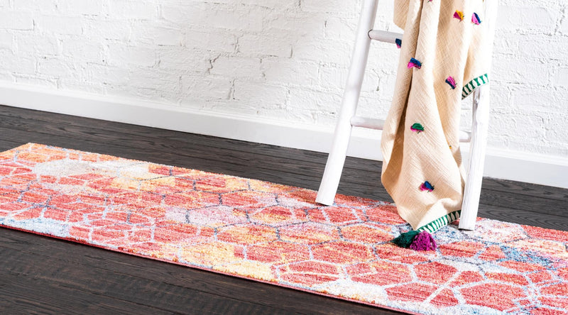Spectrum Array Collection Area Rug - Aurora Runner Red lifestyle 20