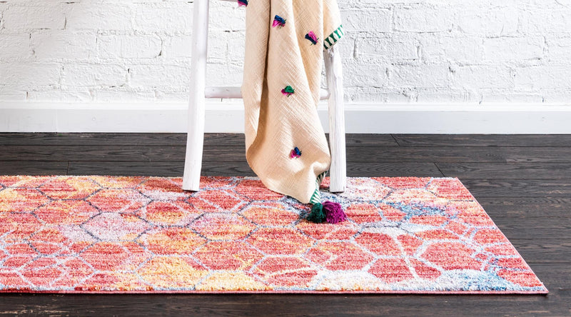 Spectrum Array Collection Area Rug - Aurora Runner Red lifestyle 22