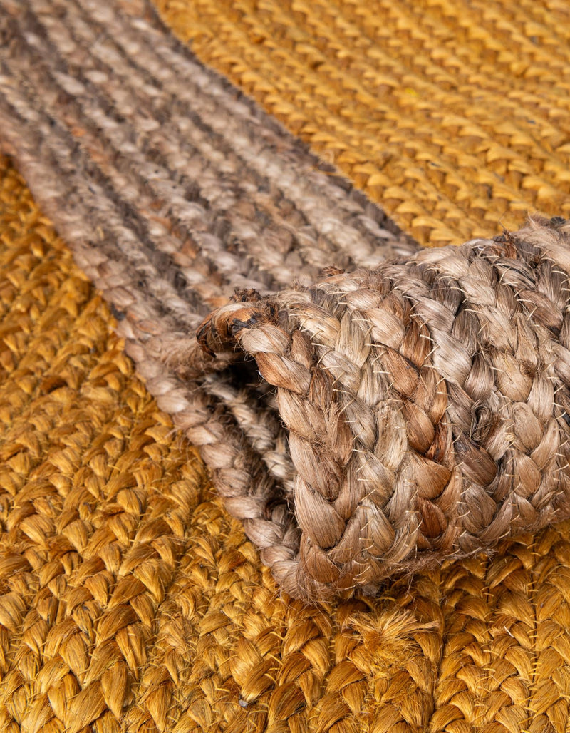 Woven Seaside Jute Collection Area Rug - Nantucket Rectangle Yellow lifestyle 62