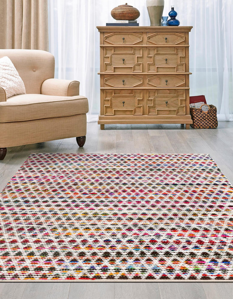 Woven Udaipur Collection Area Rug - Howrah Rectangle Multi lifestyle 7