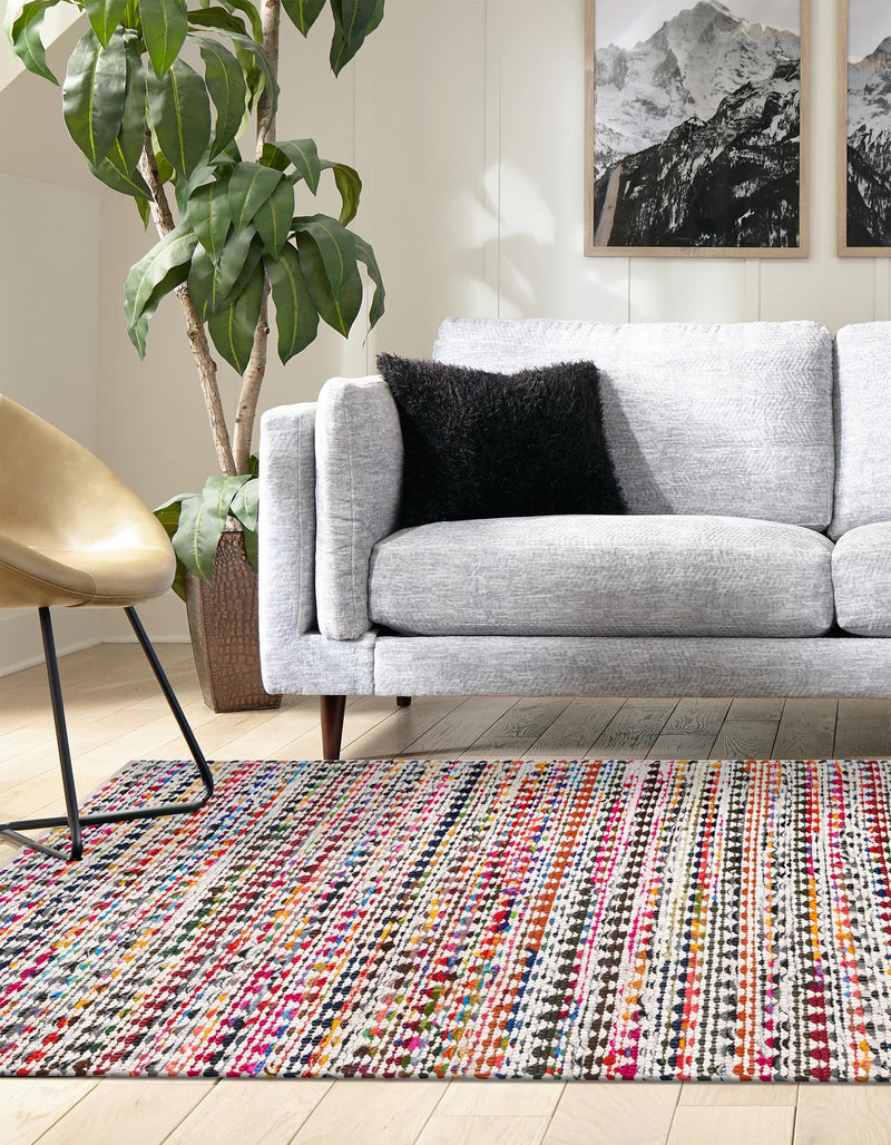 Woven Udaipur Collection Area Rug - Howrah Rectangle Multi lifestyle 9