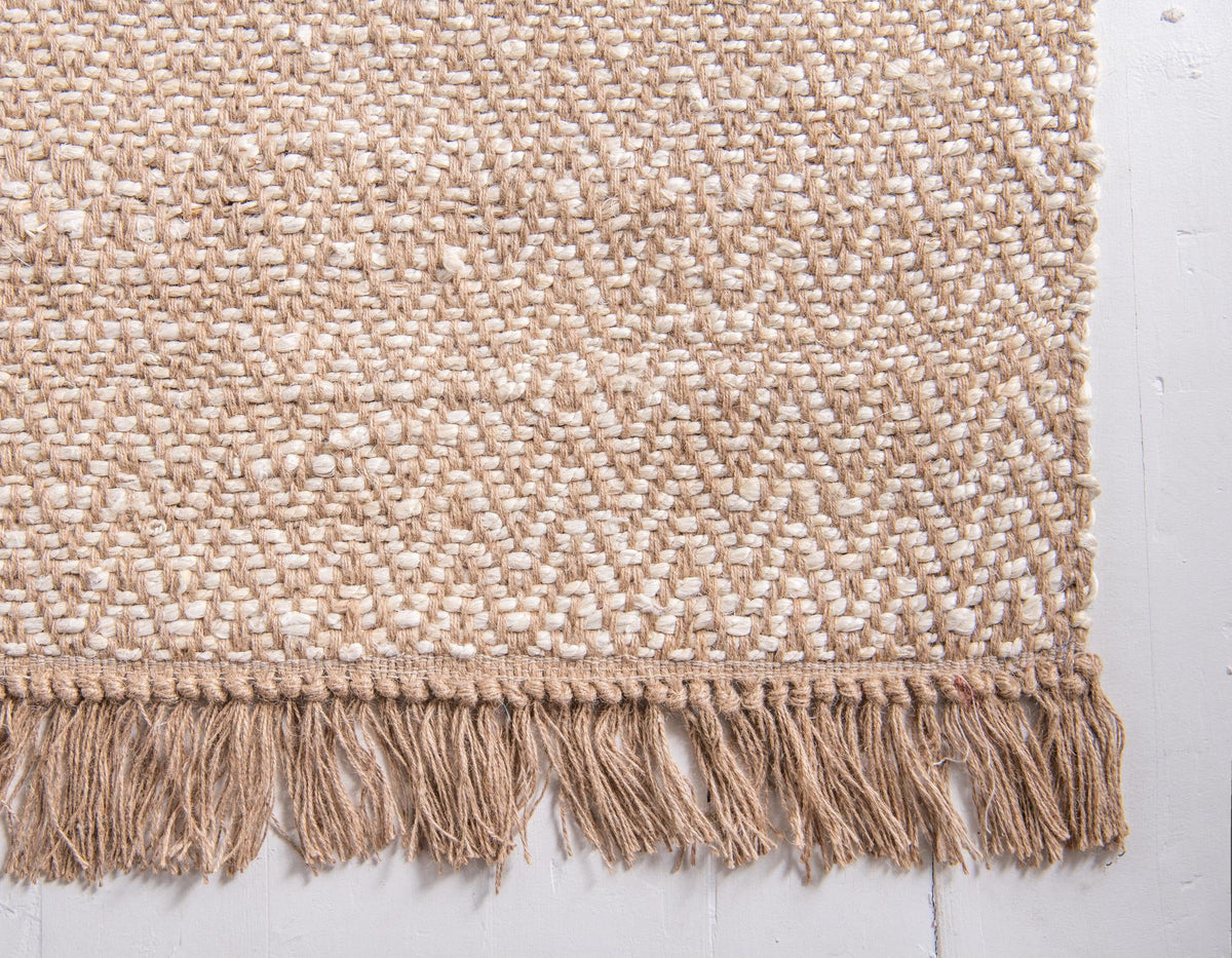Woven Seaside Jute Collection Area Rug - Charleston Rectangle Natural lifestyle 8
