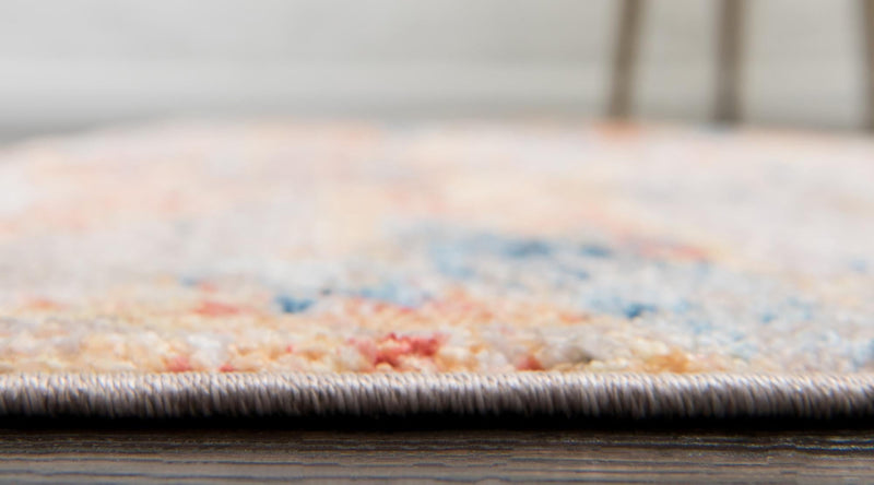 Seville Woven Collection Area Rug - Alcazar Runner Orange lifestyle 85