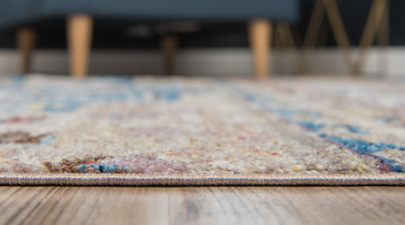 Seville Woven Collection Area Rug - Triana Rectangle Light Blue lifestyle 29