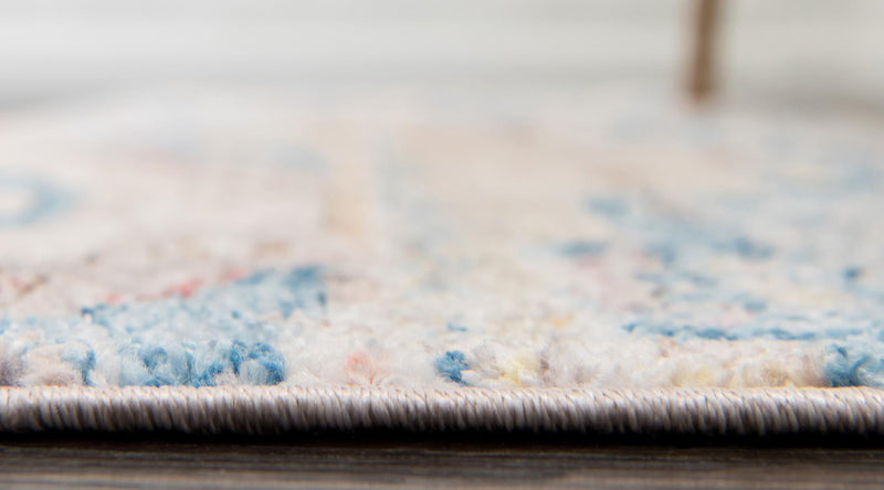Seville Woven Collection Area Rug - Triana Runner Light Blue lifestyle 113