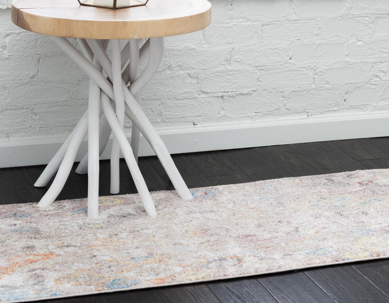 Seville Woven Collection Area Rug - Triana Runner Cream lifestyle 101