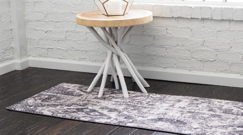 Seville Woven Collection Area Rug - Triana Runner Gray lifestyle 90