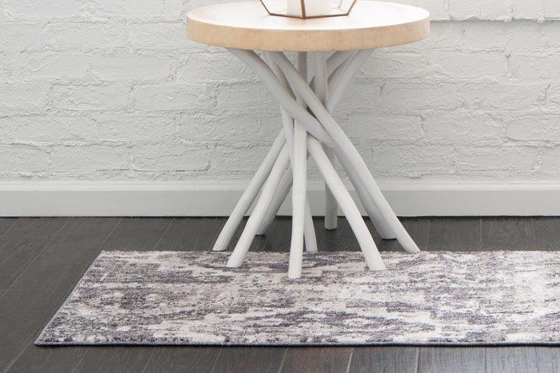 Seville Woven Collection Area Rug - Triana Runner Gray lifestyle 102