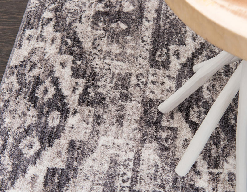 Seville Woven Collection Area Rug - Triana Runner Gray lifestyle 127