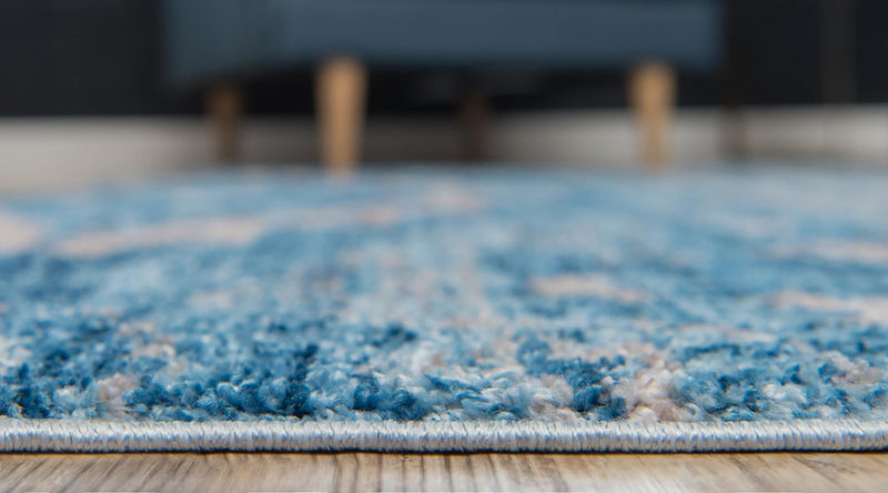 Seville Woven Collection Area Rug - Triana Rectangle Blue lifestyle 13