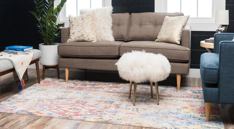 Seville Woven Collection Area Rug - Triana Rectangle Multi lifestyle 8