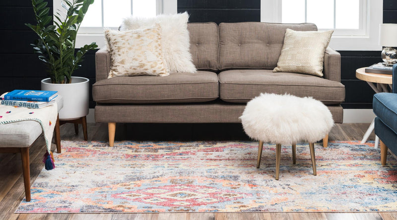 Seville Woven Collection Area Rug - Triana Rectangle Multi lifestyle 11