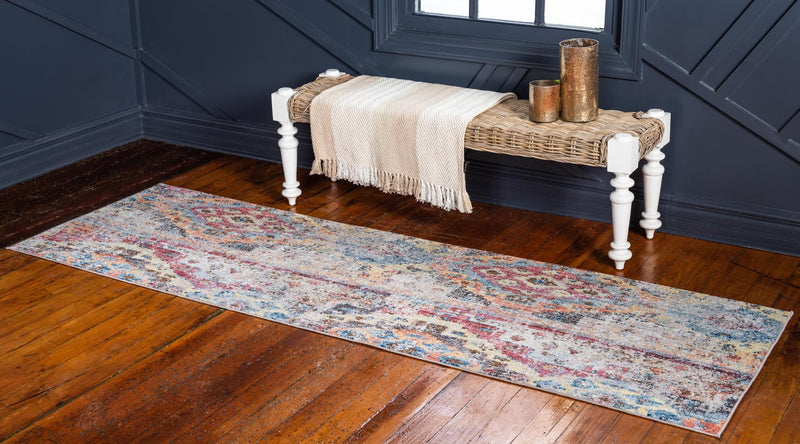 Seville Woven Collection Area Rug - Triana Runner Multi lifestyle 92
