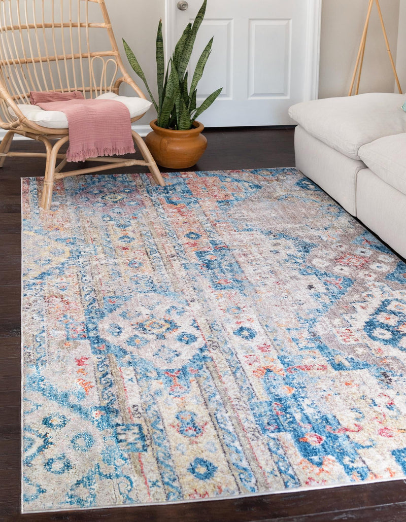 Seville Woven Collection Area Rug - Huelva Rectangle Multi lifestyle 2