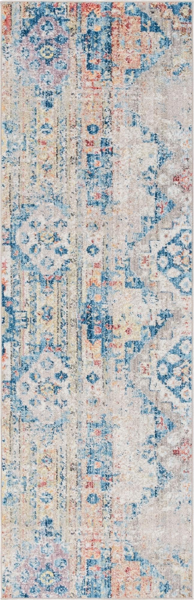 Seville Woven Collection Area Rug - Huelva Runner Multi lifestyle 13