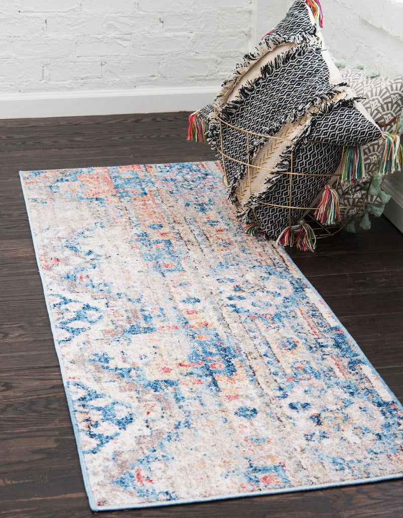 Seville Woven Collection Area Rug - Huelva Runner Multi lifestyle 15