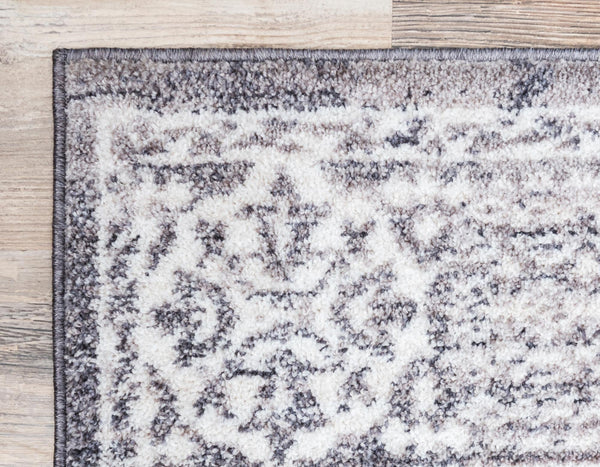 Bronx Loft Collection Area Rug - Belmont Runner Gray lifestyle 69