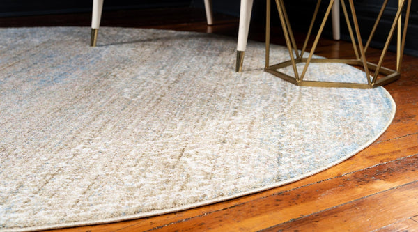 Bronx Loft Collection Area Rug - Belmont Round Green lifestyle 50