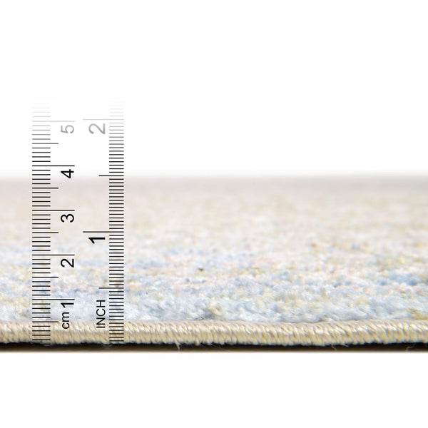 Bronx Loft Collection Area Rug - Belmont Round Green lifestyle 54