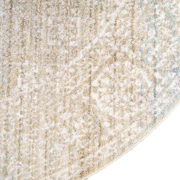 Bronx Loft Collection Area Rug - Belmont Round Green lifestyle 62